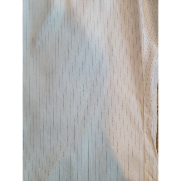 Ralph Lauren Pants Pinstripe Sz 14 Cotton Career White Black - Picture 11 of 13